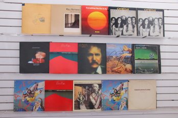 Group Of Vintage LP33 Vinyl Records - Dregs, Dixie Dregs, Joni Mitchell, Earth Wind & Fire & More