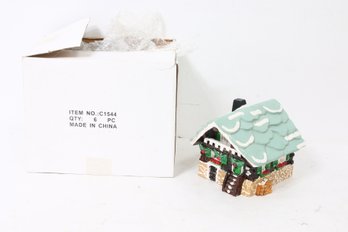 Rare 1983 Department 56 Swiss Chalet House