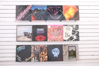 Group Of LP33 Vinyl Records - Deep Purple, Rush, Jimmy Hendrix, Led Zeppelin, GTR, Blue Oyster Cult & More