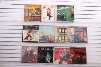 Group Of LP33 Vinyl Records - Jazz Dixieland Band Music
