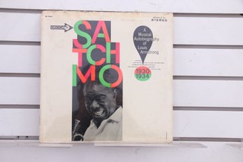 Vintage LP33 Vinyl Record Of Louis Armstrong 'satchmo' - New Sealed In Plastic