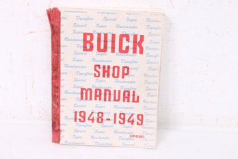 Vintage BUICK Shop Manual 1948-1949