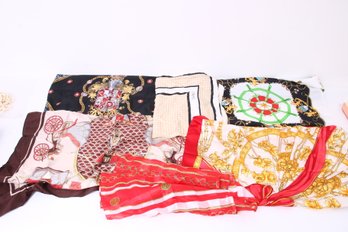 Group Of Women's Shawls And Scarfs Including Designer Piece Givenchy And 2 Made In Italy