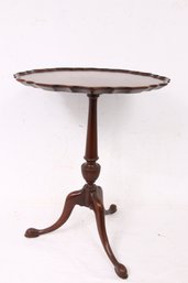 Antique FERGUSON BROS Tilt-top Piecrust Tea Table