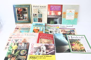 Group Of Vintage Reference Publications About Painting Techniques And More