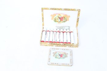 Pair Of Cuban Romeo Y Julieta Cigar Boxes With Some Single Cigar Containers
