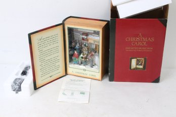 Department 56 A Christmas Carol Animated Music Box - Appears New Old Stock