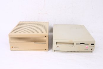 Pair Of Vintage Computers Macintosh IIcx And Macintosh Performa 6205CD