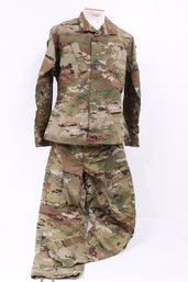 US Army Military Camo Camouflage Combat Jacket And Pants - NEW With Tags - Size In Images