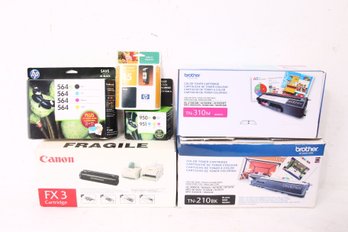 Group Of HP Brother Canon Printer Cartridges