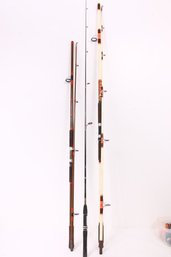 Group Of 3 Vintage Fishing Rods - Berkley Cherrywood, ABU GARCIA SS10M, Ambassador Magnum 9312H