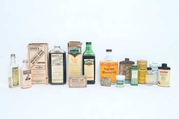 Grouping Of Antique/Vintage Advertising Bottles