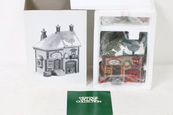 Department 56 Heritage Village North Pole Series - Orly's Bell & Harness Supply Building - New Old Stock