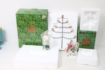 Department 56 HEIRLOOM Santa Cardholder And Equestrian Santa - New In Box