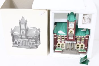 Department 56 Heritage Village Christmas In The City Series - CITY HALL - New Old Stock