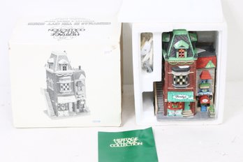 Department 56 Heritage Village Christmas In The City Series - Dorothy's Dress Shop - New Old Stock