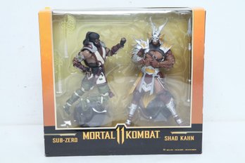 New McFarlane Toys Mortal Kombat 2 Figure Pack: Sub-Zero & Shao Kahn