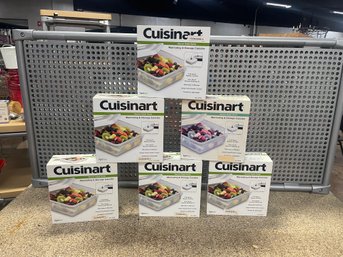 Lot Of 6 Cuisinart Marinating And Storage Containers