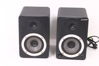 Pair Of M-AUDIO DX-4 Studiophile Speakers