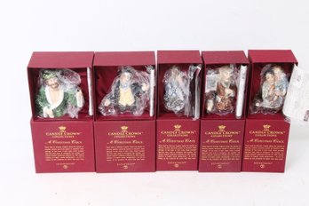 Department 56 The Candle Crown Collection A Christmas Carol Group Of 5 Figurines Candle Extinguishers - NEW
