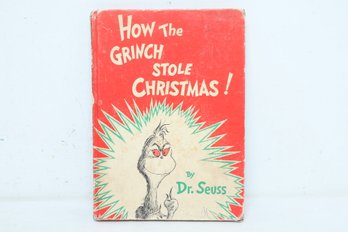 Vintage 1957 'How The Grinch Stole Christmas' By Dr Seuss