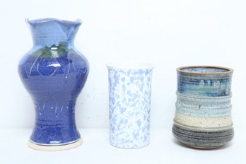 3 Artisan Pieces Of Pottery: 1 By Castle Arch Pottery In Ireland