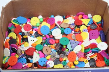 Grouping Of Vintage 1960s-1980s Buttons