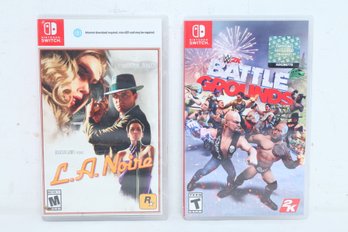 2 Nintendo Switch Games: L.A. Noire & W2K Battle Grounds