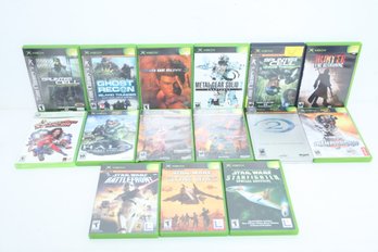 15 Xbox Games: Splinter Cell, Ghost Recon Island Thunder, Halo1 & 2