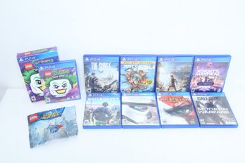 9 PS4 Games: Lego Super DC Villains Deluxe Edition, Assassins Creed Odyssey, Call Of Duty Modern Warfare