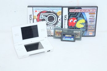 Nintendo DS W/5 Games: Mario Donkey Kong, Pac Man, 50 Classic Games