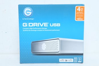 G-Technology G Drive 4 Terabyte External Hard Drive MAC/WIN Compatible