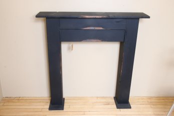 Amish Build Wooden Mantle - New Store Display