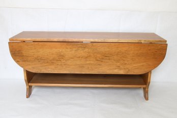 AMISH Hand Build Drop Leaf Coffee Table - New Old Stock Store Display Item