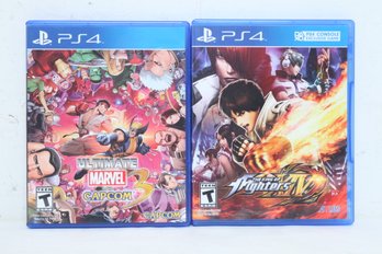 2 Sealed PS4 Games: Ultimate Marvel VS Capcom 3 & King Of Fighters XIV