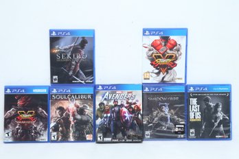 7 Sealed PS4 Games: The Last Of Us Remastered, Street Fighter V, Avengers & More