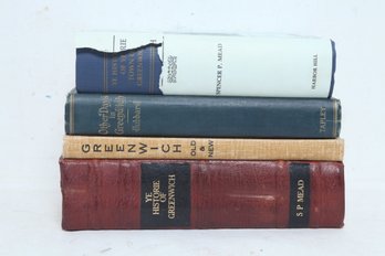 4-Antique/Vintage History Of Greenwich Books