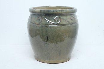 Italian Made Glazed Flower Pot