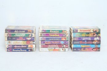 18 Disney Classic VHS Movies