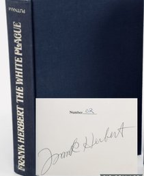 First Edition Limited Numbered Signed FRANK HERBERT, THE WHITE PLAGUE, G. P. PUTNAM'S SONS