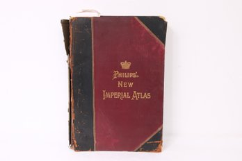 1937 PHILIP'S NEW IMPERIAL ATLAS - PUBLISHED BY GEORGE PHILIP & SON