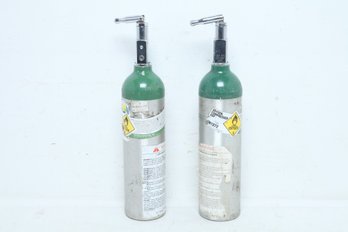 2- Pre-Owned Portable Oxygen Bottles