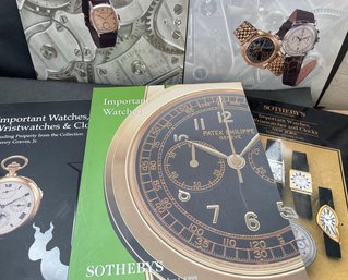 Important Watches And Clocks-- 5 Sotheby's Illustrated Catalogs