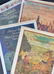 4 CHILDREN'S BOOKS Illustrated By Michael Hague, Including MOTHER GOOSE All First Editions, HC DJ