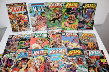 17 Marvel Comics -1982-1984 Kazar The Savage - Kull #11 & #21 (1973-1977)