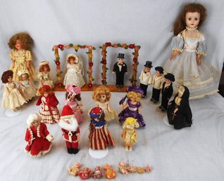 Lot Of Vintage Dolls: American Character, Ideal Shirley Temple ST-12 & Others