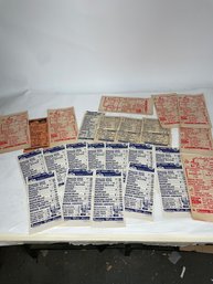 Large Lot Of NOS 1940s Nationwide Grocery Stores Advertising Sheets