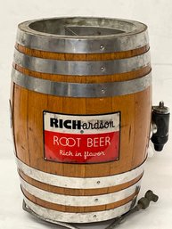 Antique Richardson Root Beer Store Counter Top Barrel Keg Dispenser