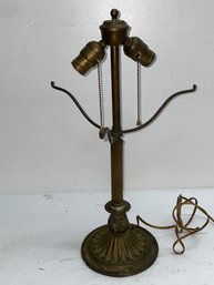 Antique Lamp Base For Slag Glass Lamp Shade
