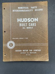 AUTOMOBILE:  1950 Hudson Car Catalog